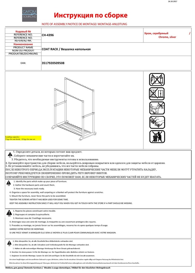 CAFOM SOURCING CH-4396 Note of assembly