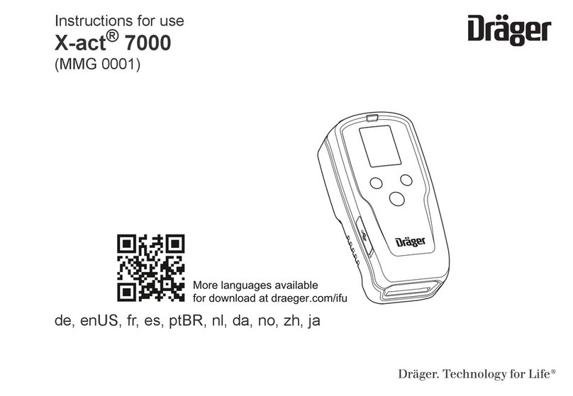 Dräger X-act 7000 Instructions for use