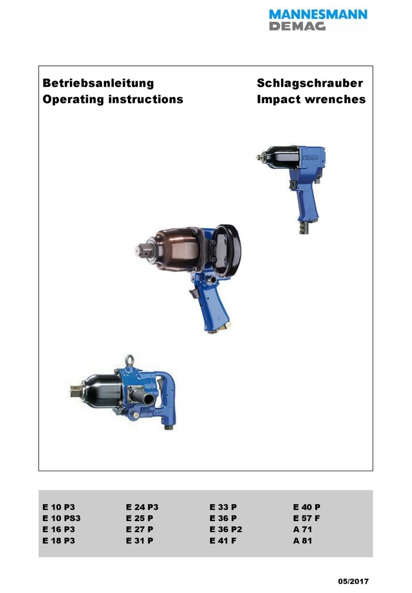 Mannesmann Demag E 10 P3 operating instructions