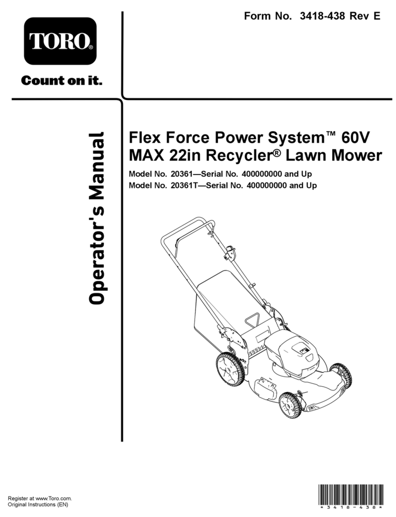 Toro Recycler 20361 User manual