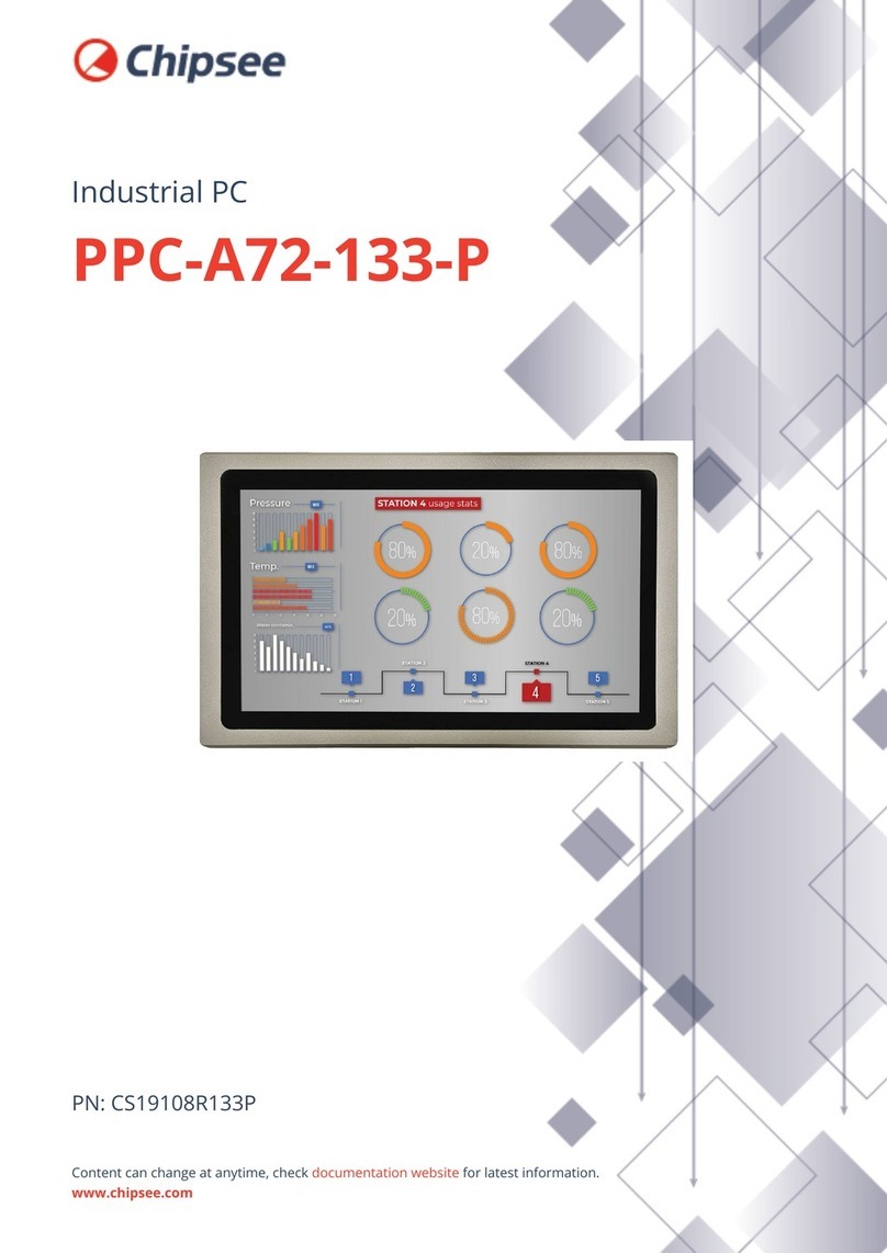 Chipsee PPC-A72-133-P User manual