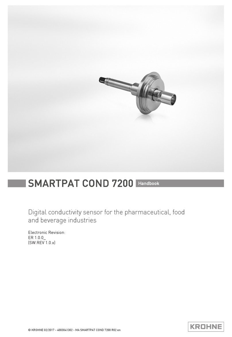KROHNE SMARTPAT COND 7200 Handbook