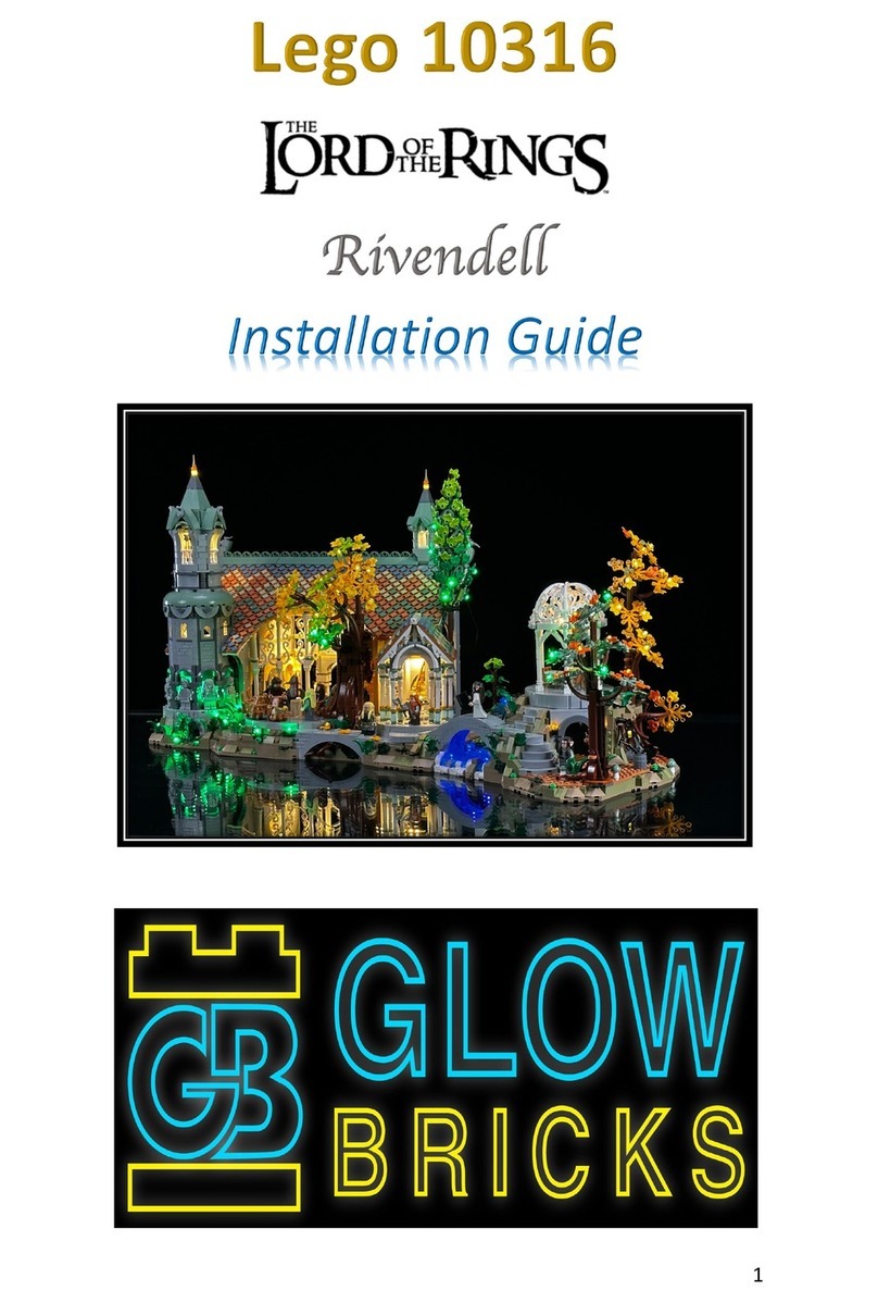 Glow Bricks The Lord of the Rings Rivendell installation guide