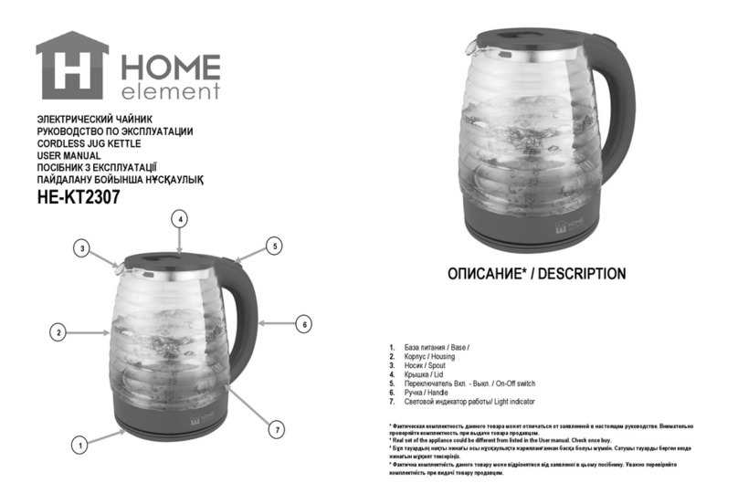HOME ELEMENT HE-KT2307 User manual