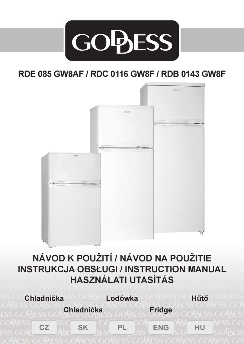 Goddess RDC 0116 GW8F User manual