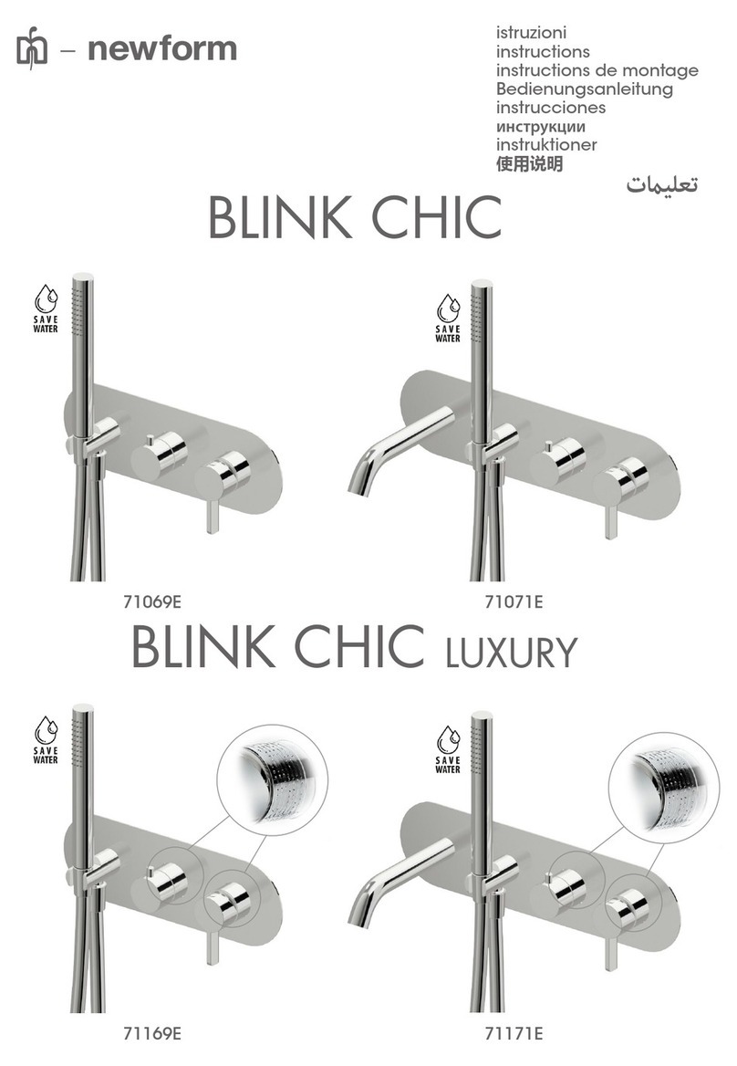 newform BLINK CHIC 71069E User manual