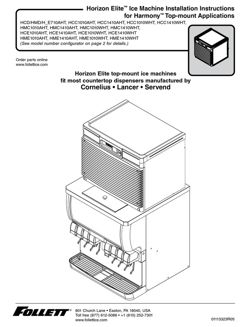 Follett Horizon Elite Harmony HCD E 710AHT Series User manual