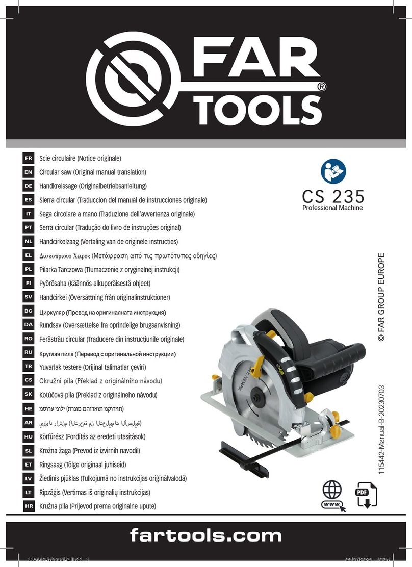 Far Tools CS 235 Original manual translation
