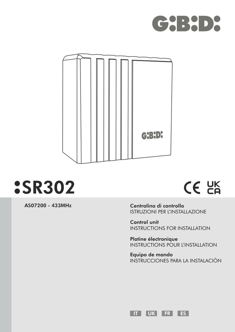 GBD AS07200 Instructions for installation GBD AS07200 Instructions for installation