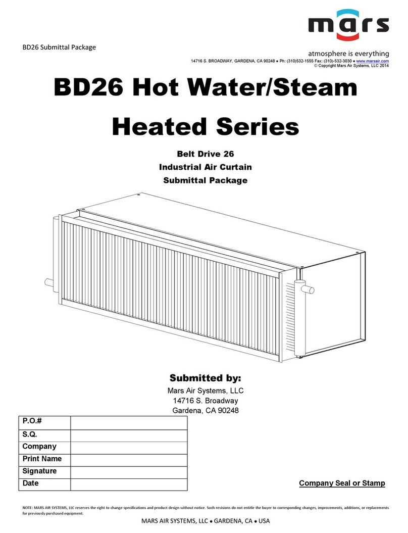 Mars BD26 Series User manual
