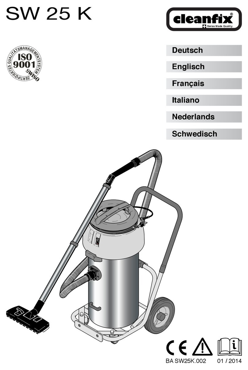 Cleanfix SW 25 K User manual