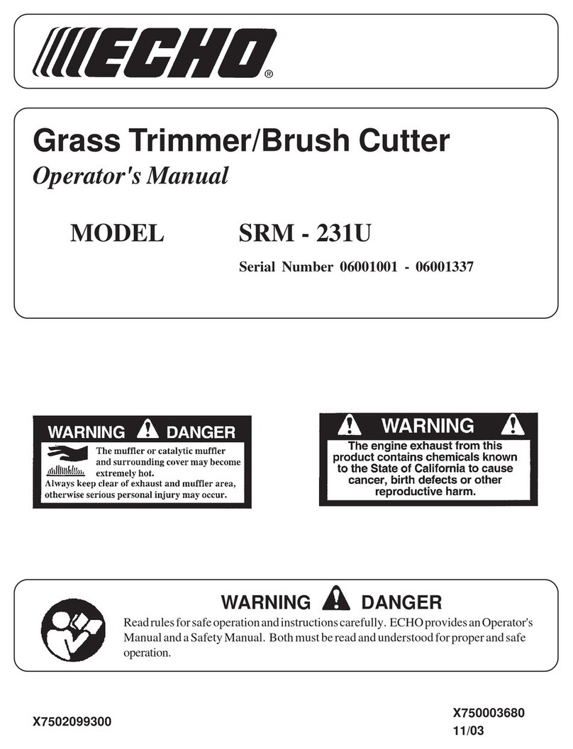 Echo SRM-231U User manual