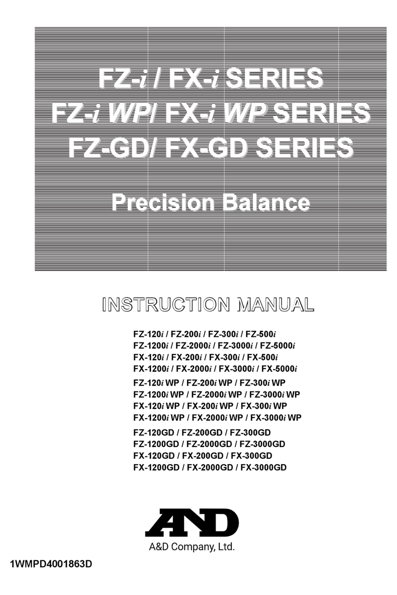 A&D FZ-i WP Series User manual