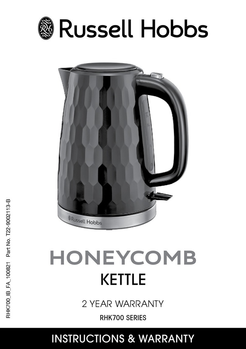 Russell Hobbs Honeycomb instructions