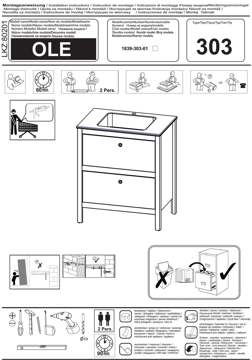 Trendteam OLE 1839-303-01 installation instructions