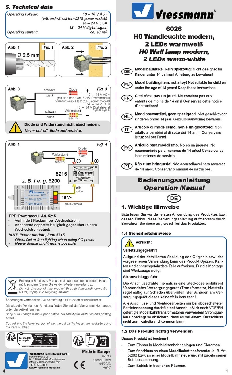 Viessmann 6026 Operation manual