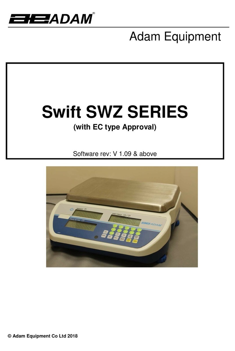 Adam Swift SWZ Series User manual