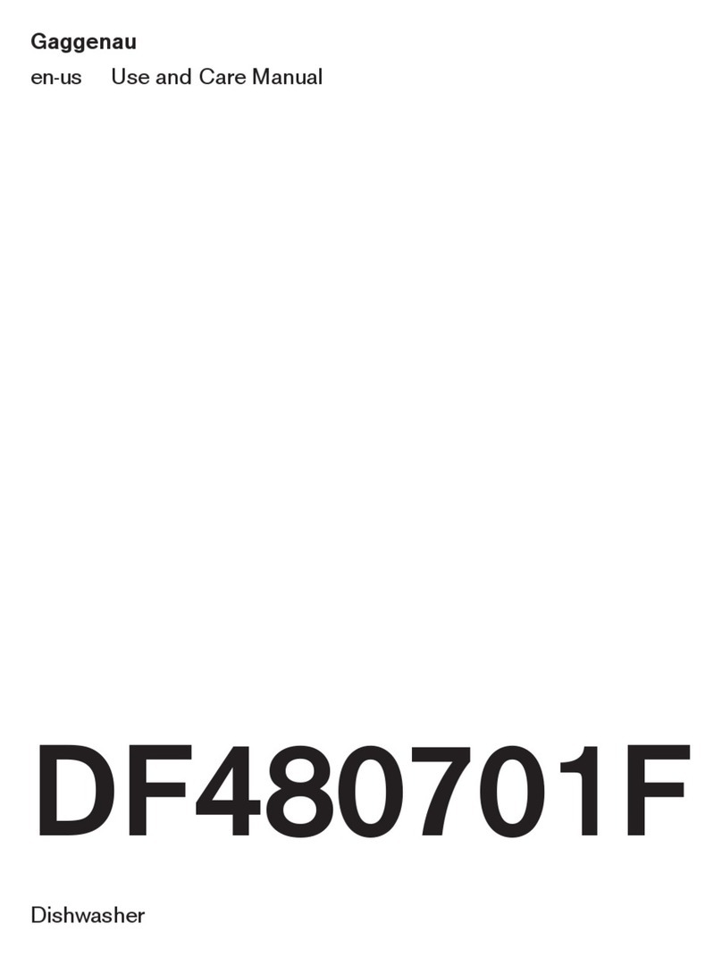 Gaggenau DF480701F use and care manual