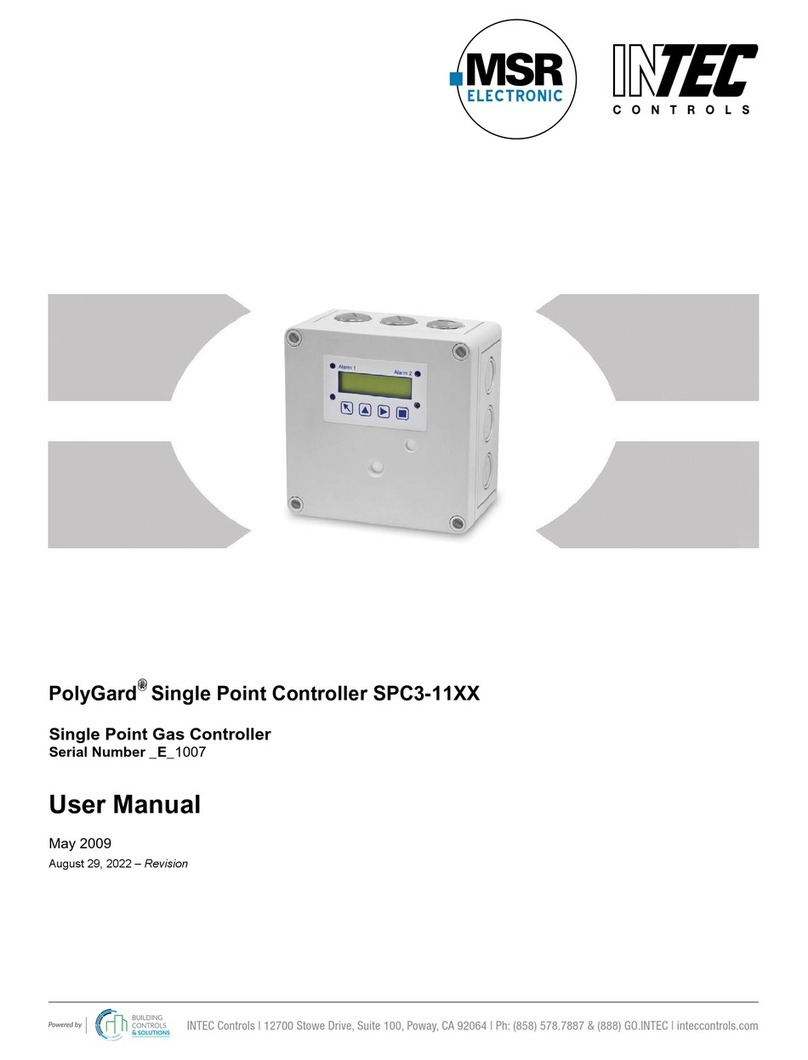 MSR ELECTRONIC PolyGard SPC3-11 Series user manual MSR ELECTRONIC PolyGard SPC3-11 Series user manual