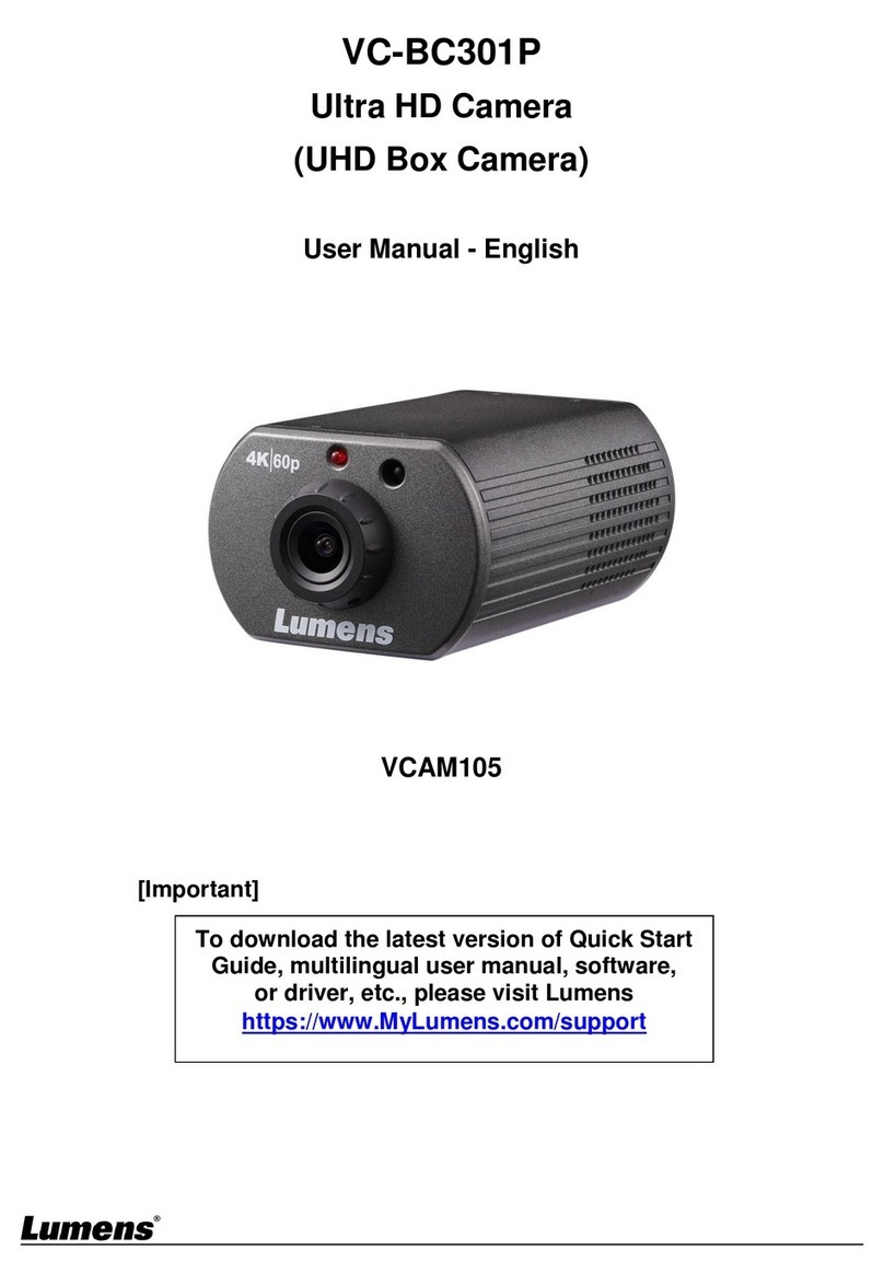 Lumens VCAM105 User manual Lumens VCAM105 User manual