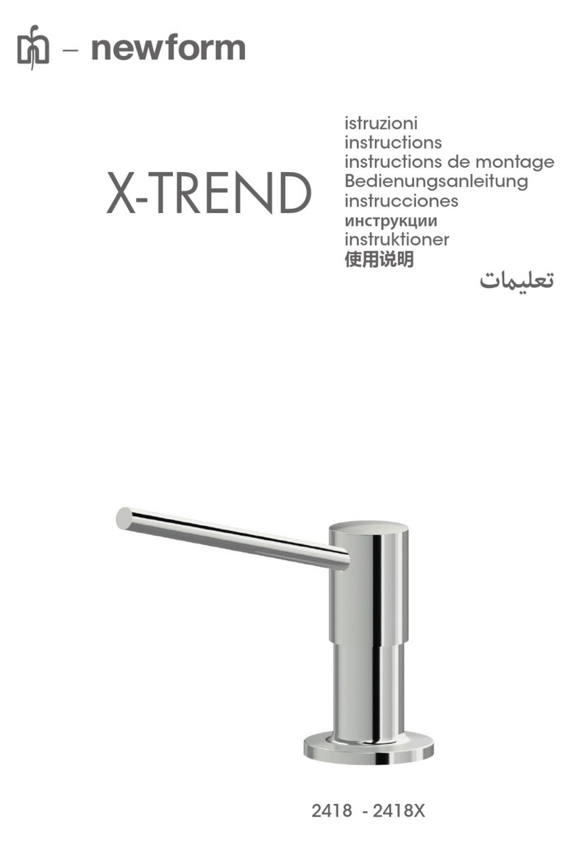 newform X-TREND 2418X User manual