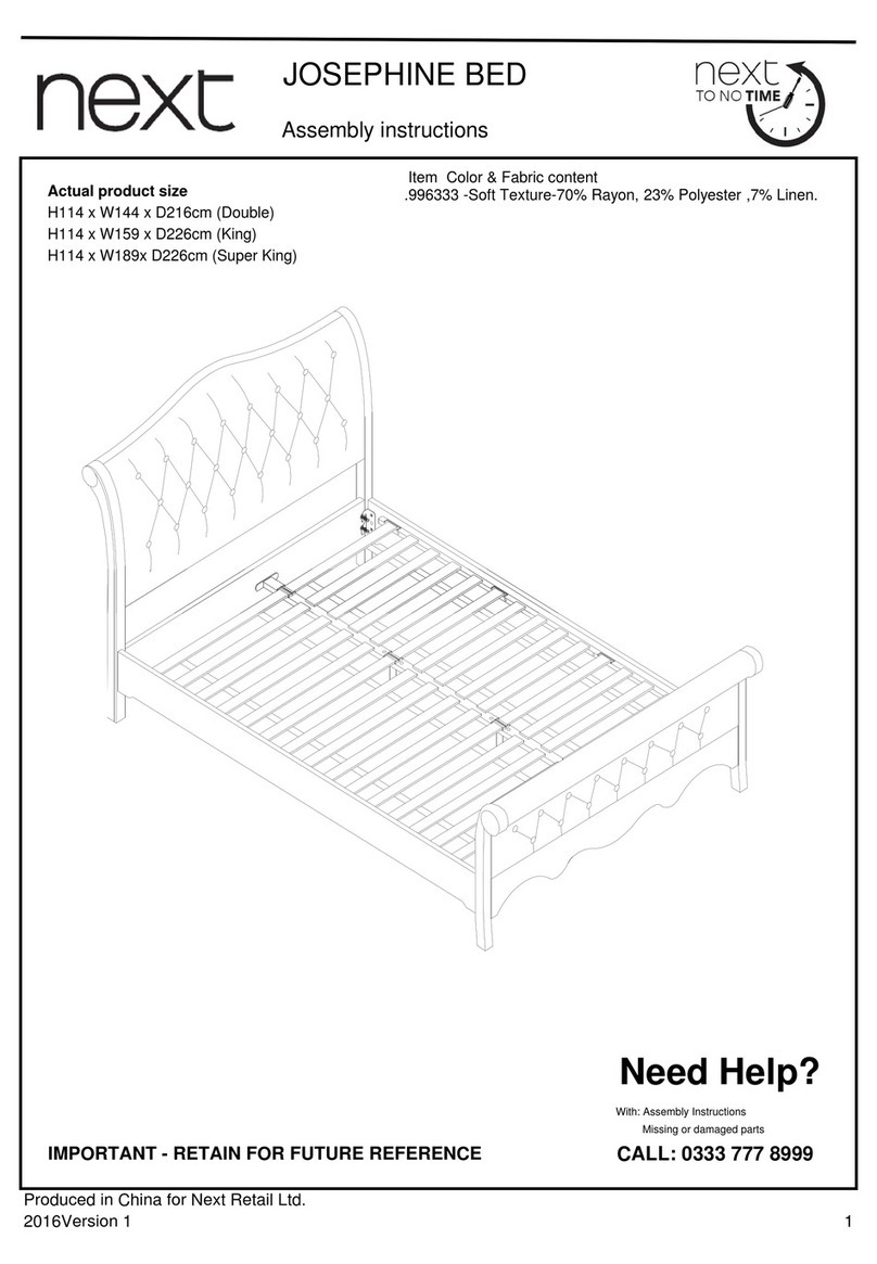 Next JOSEPHINE 996333 Assembly instructions
