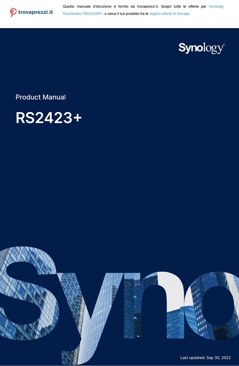 Synology RackStation RS2423RP+ product manual