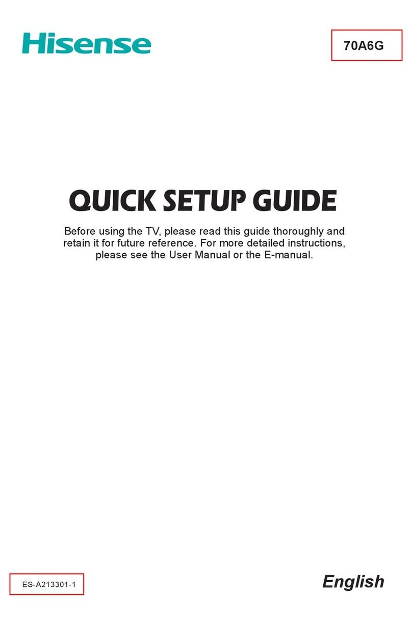 Hisense 70A6G User manual