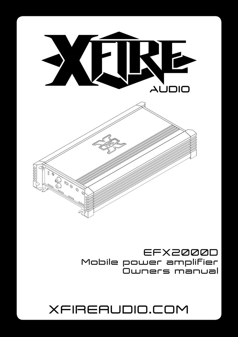 XFIRE AUDIO EFX2000D User manual XFIRE AUDIO EFX2000D User manual