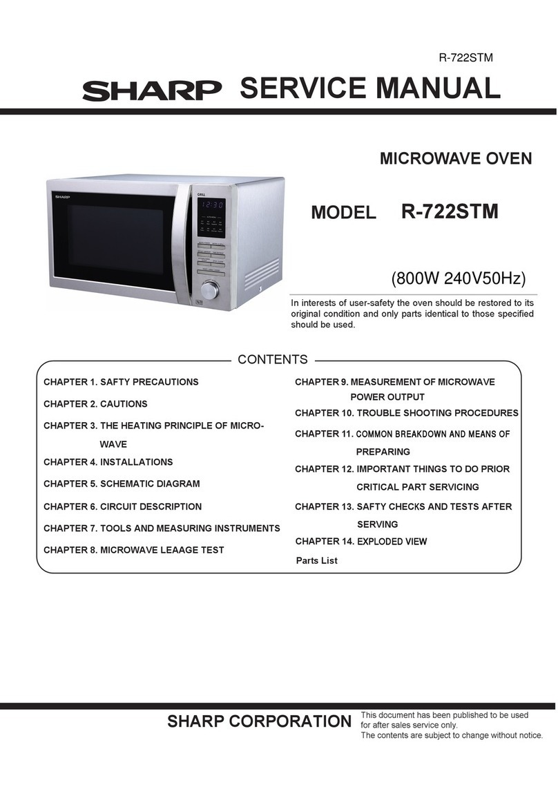Sharp R-722STM User manual Sharp R-722STM User manual