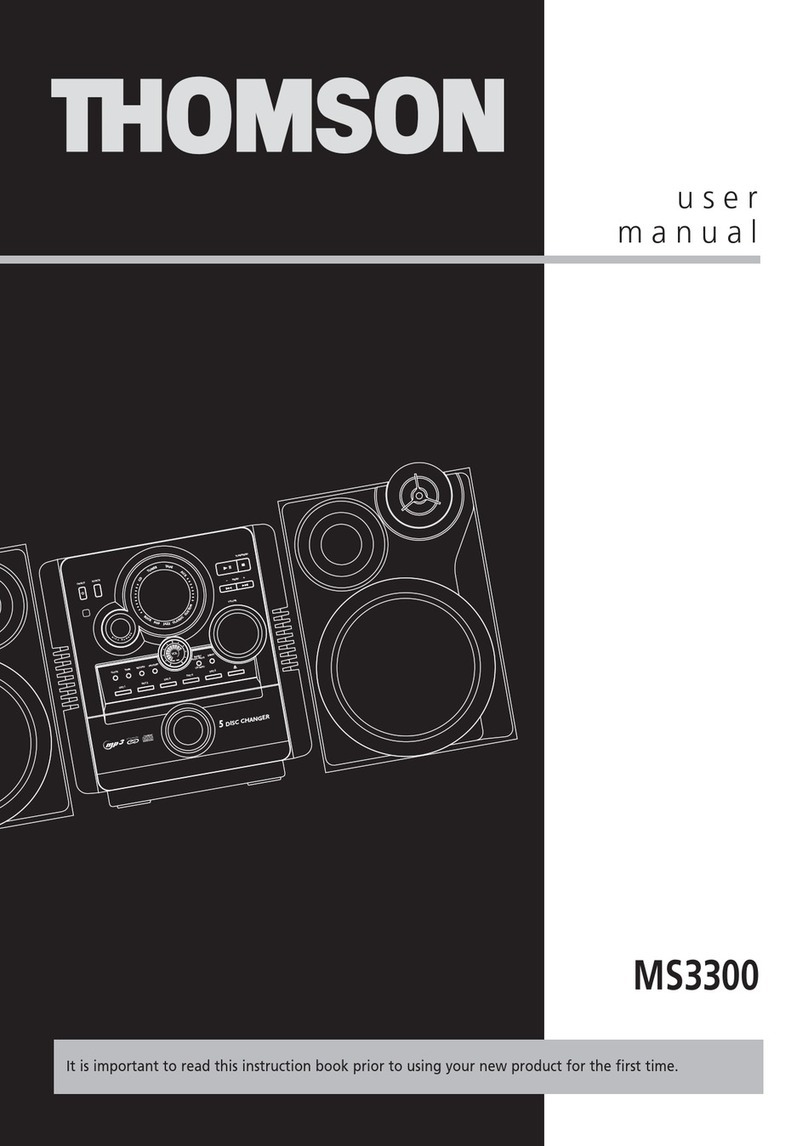 THOMSON MS3300 User manual