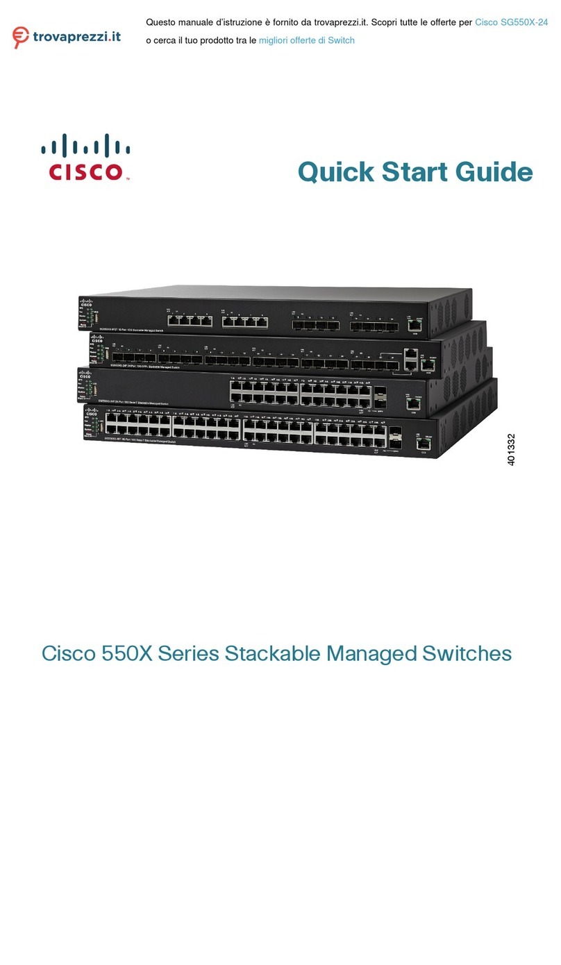 Cisco 550X Series User manual Cisco 550X Series User manual