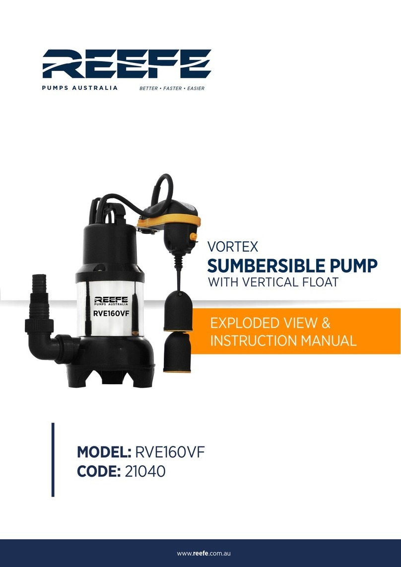 Reefe RVE160VF User manual