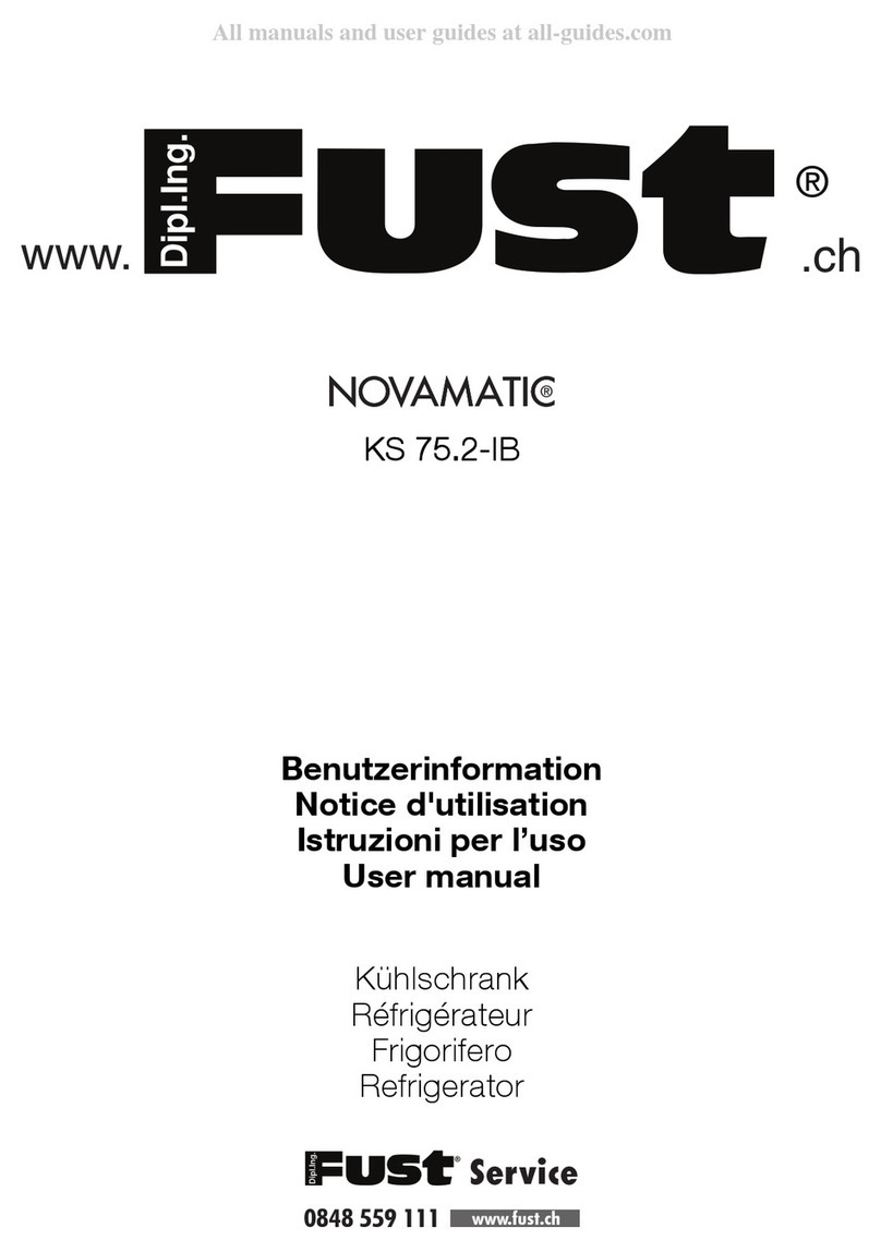 Fust NOVAMATIC KS 75.2-1B user manual