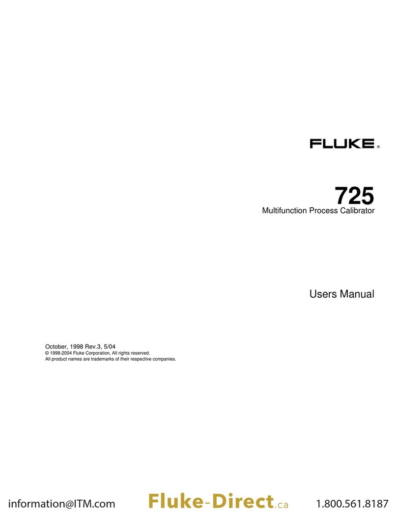 Fluke 725/FPC user manual