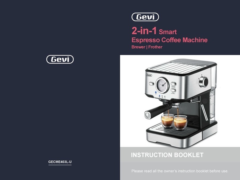 Gevi GECME403L-U Instruction booklet