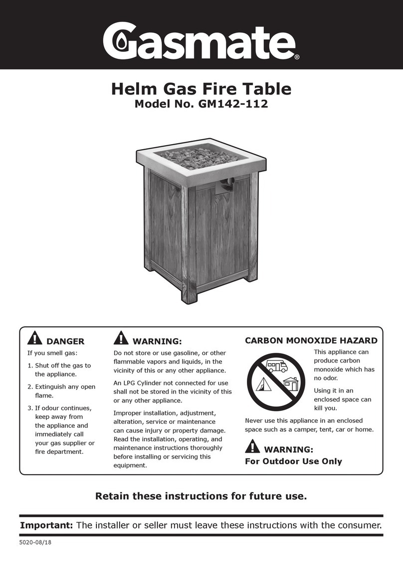 Gasmate GM142-112 Manual
