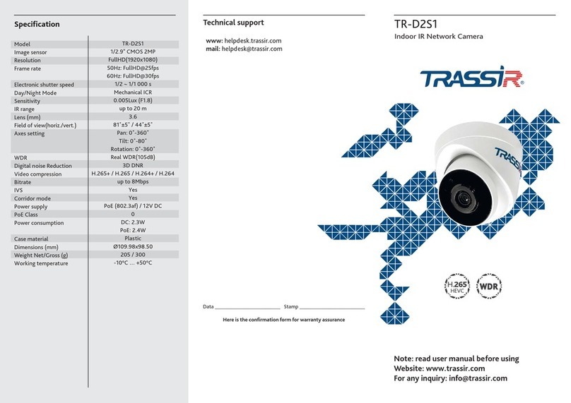 TRASSIR TR-D2S1 User manual