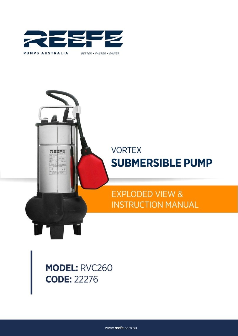 Reefe RVC260 User manual
