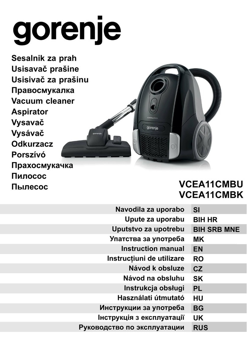 Gorenje VCEA11CMBU User manual