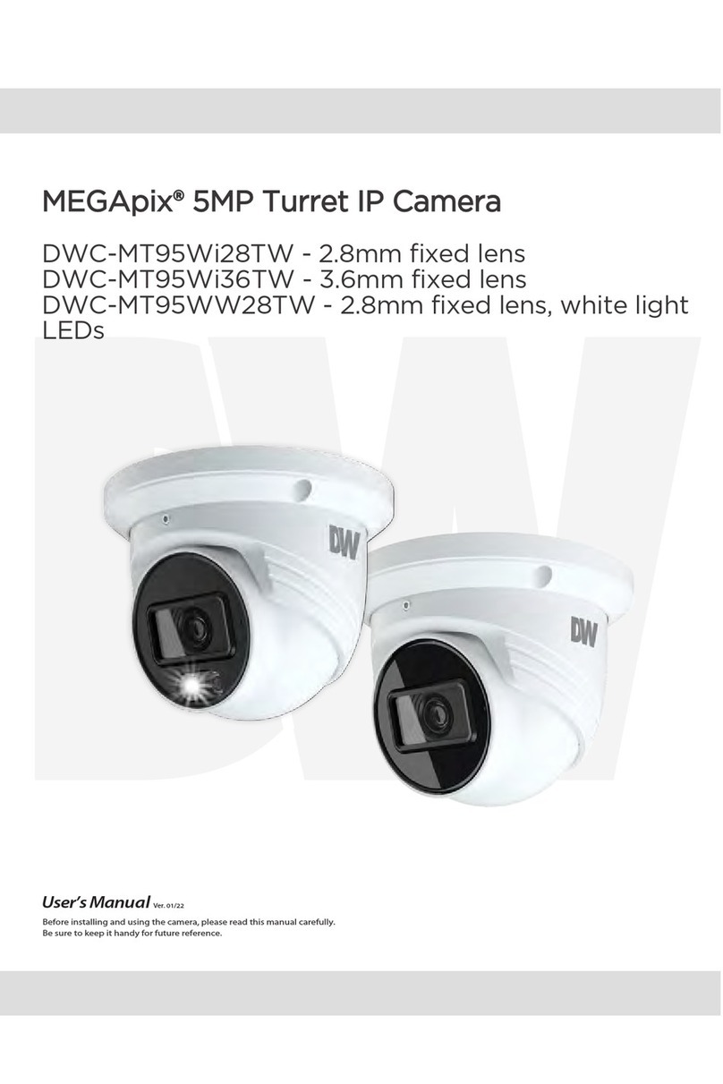 Digital Watchdog MEGAPIX DWC-MT95Wi36TW User manual