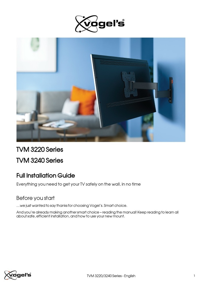 VOGELS TVM 3240 Series Full Installation Guide