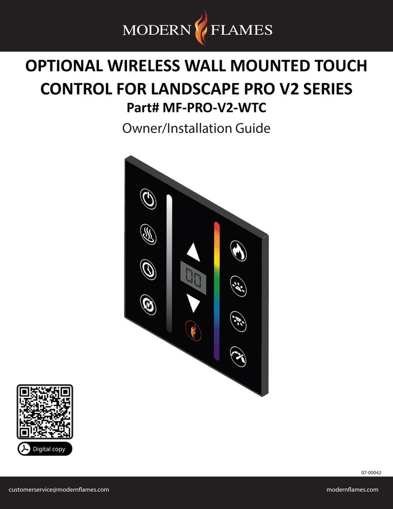 Modern Flames MF-PRO-V2-WTC Quick start guide