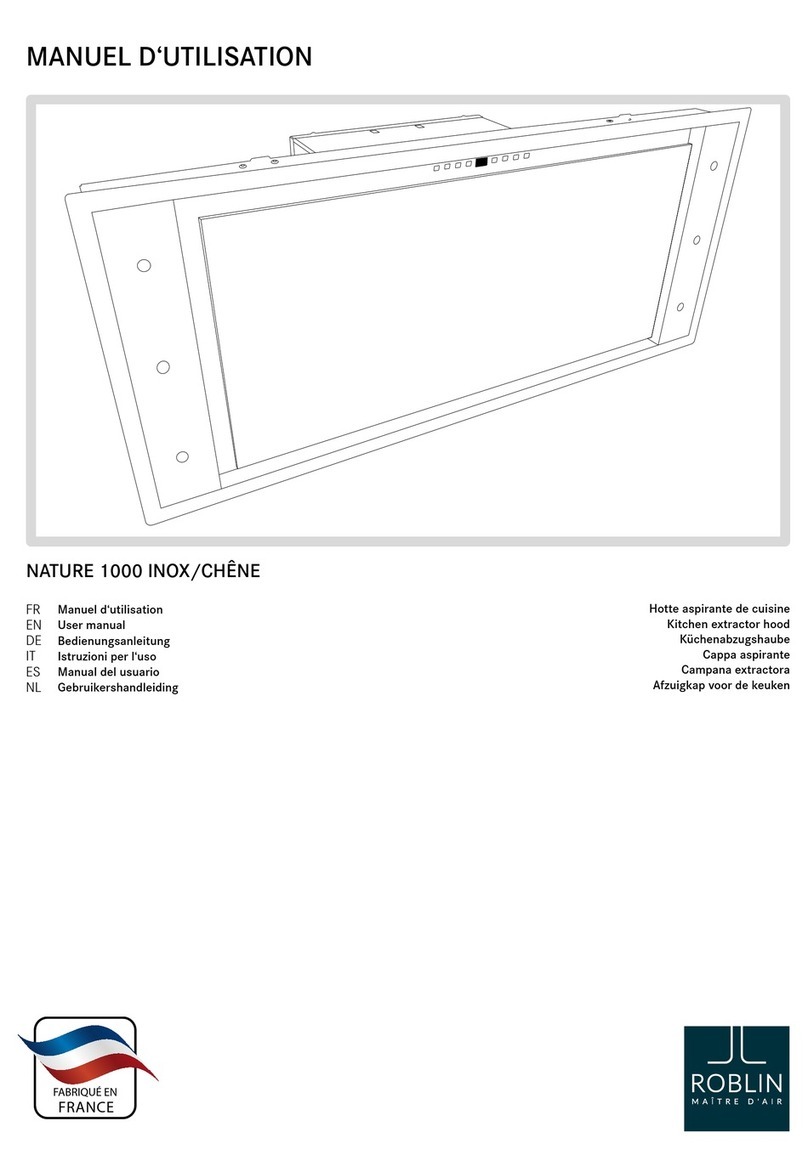 ROBLIN NATURE 1000 INOX User manual ROBLIN NATURE 1000 INOX User manual