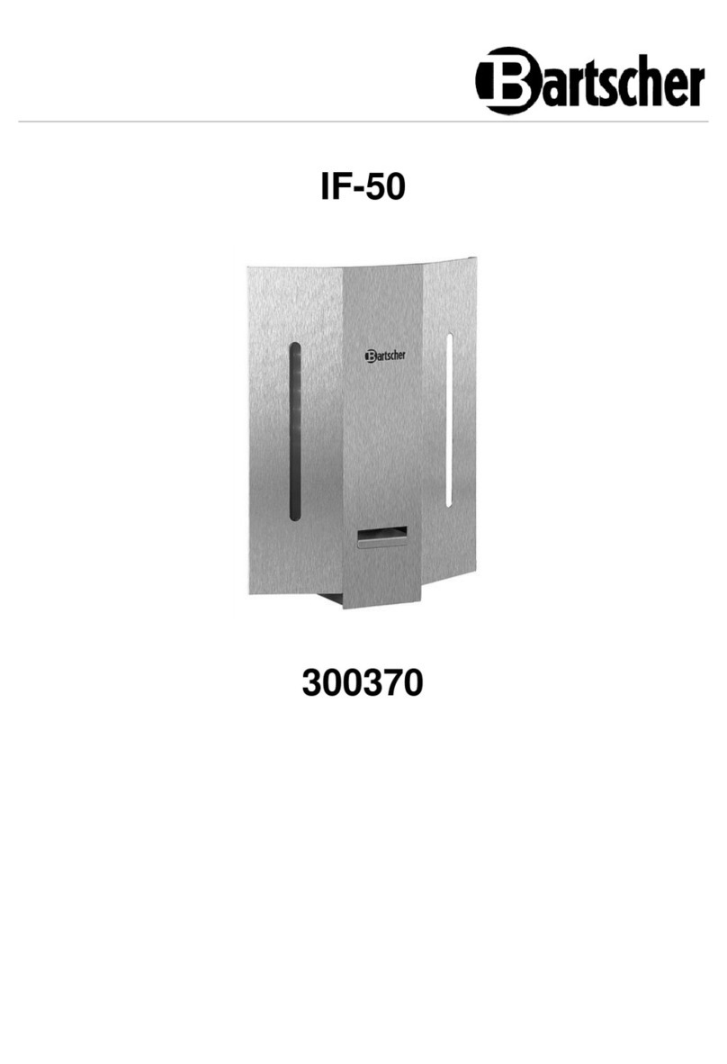 Bartscher IF-50 instruction manual