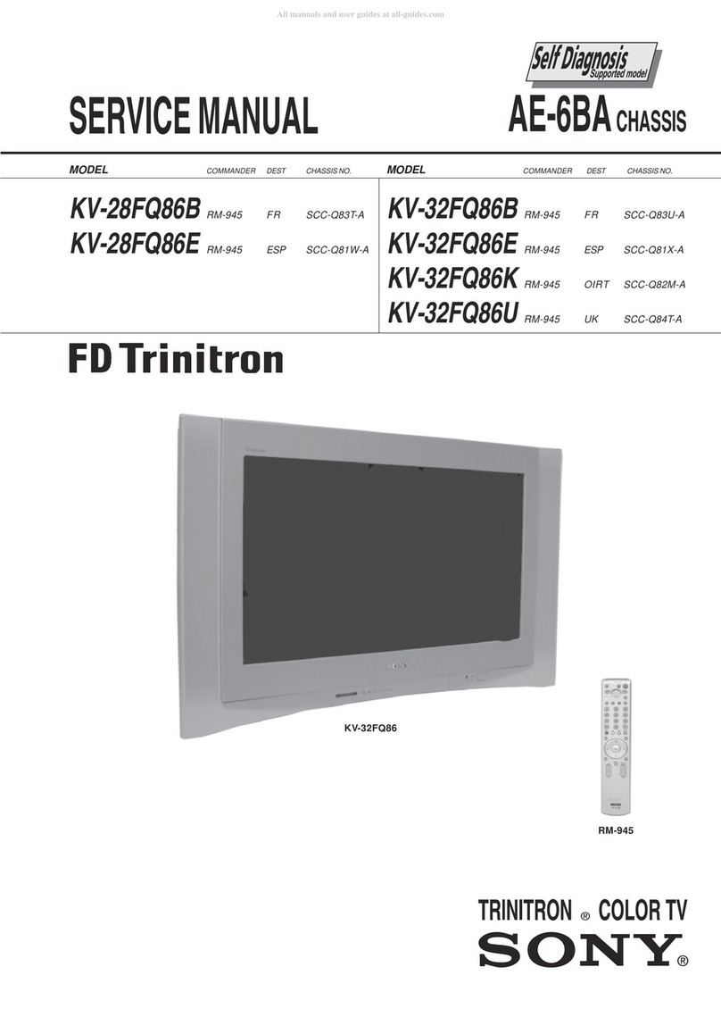 Sony FD Trinitron KV-28FQ86E User manual