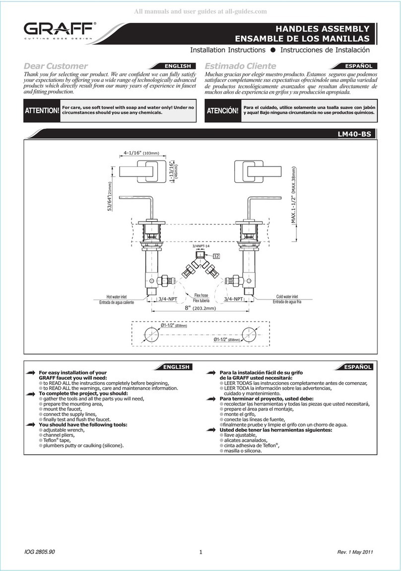 Graff LM40-BS installation instructions
