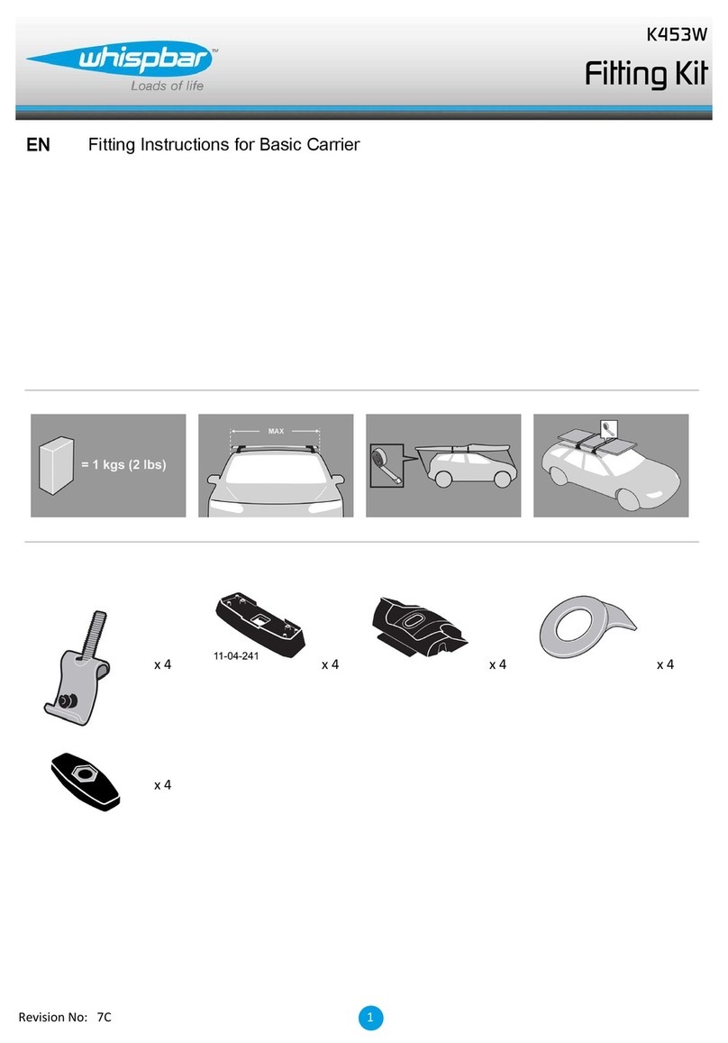 Whispbar K453W FITTING INSTRUCTION