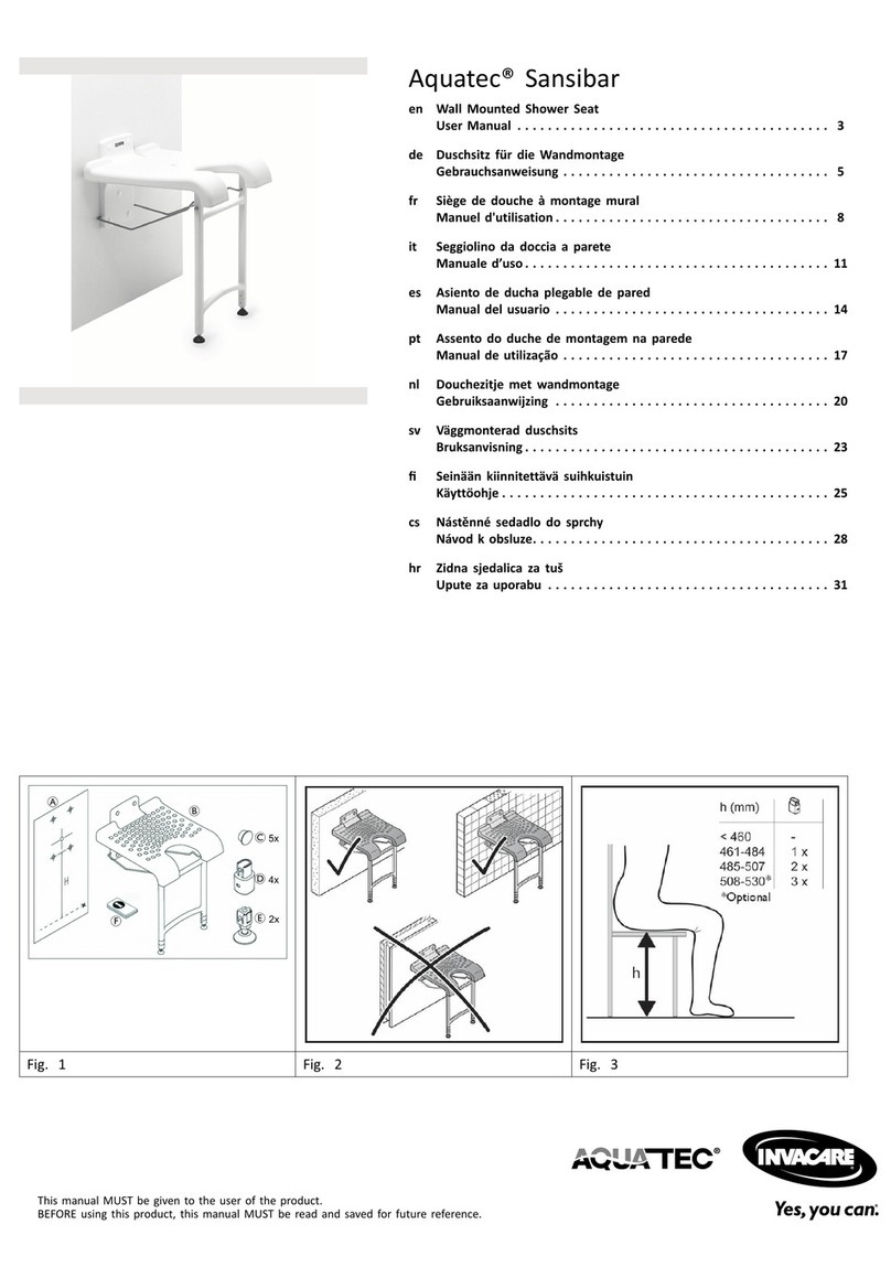 Invacare Aquatec Sansibar User manual