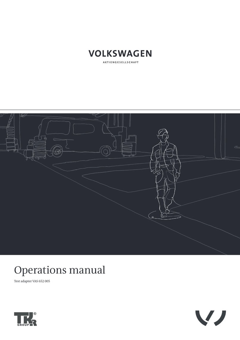 TKR Group VAS 652 005 Operation manual